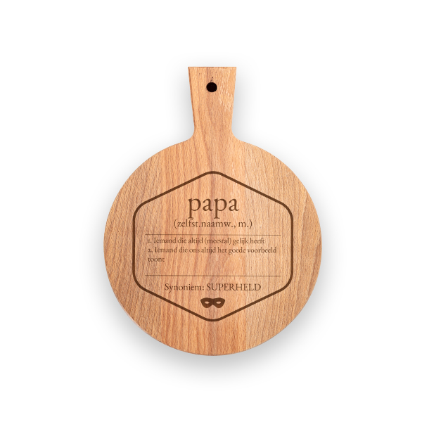 Houten tapasplank Rond