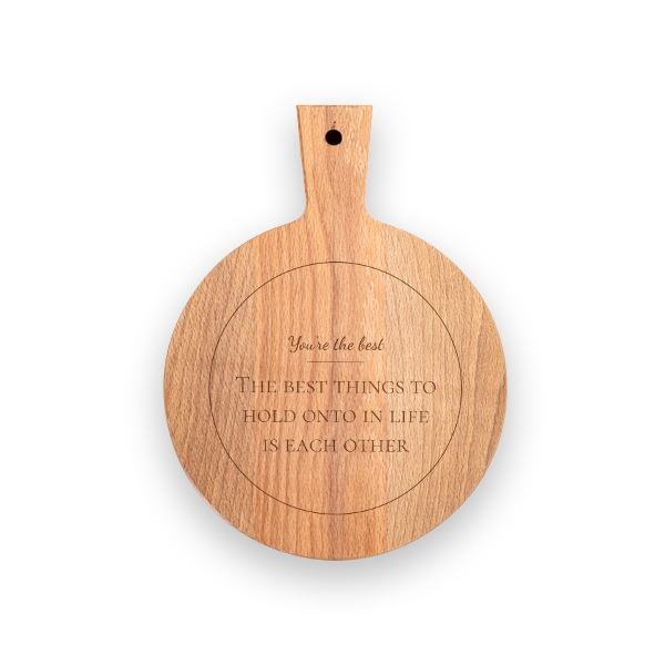 Borrelplank rond Borrelplank rond