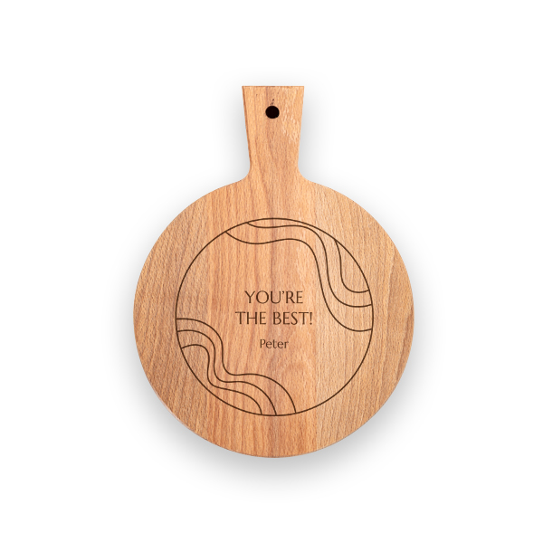 Borrelplank rond Borrelplank rond