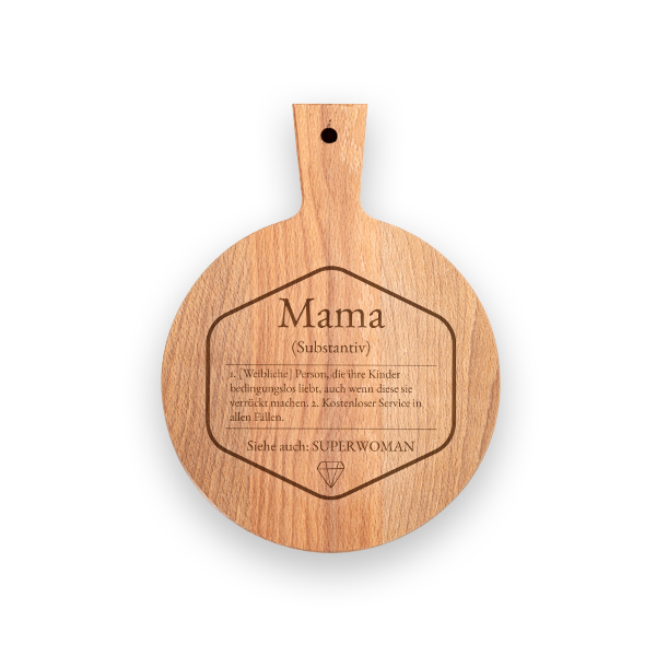 Wooden Cutting Board Round