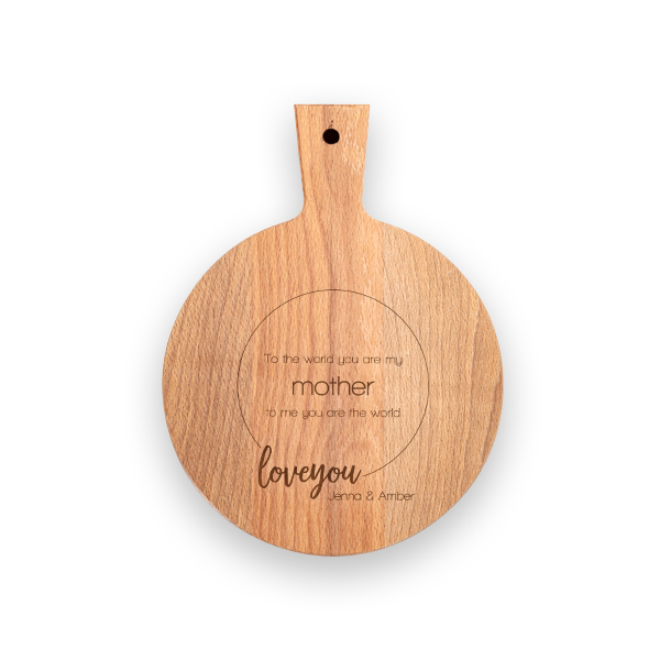 Houten tapasplank Rond