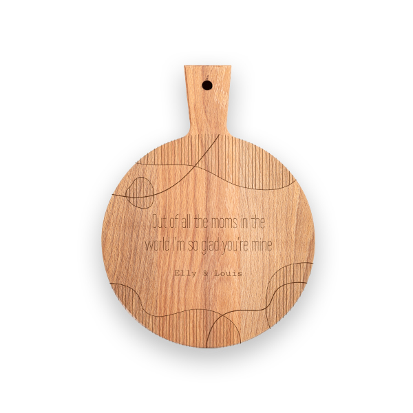 Houten tapasplank Rond