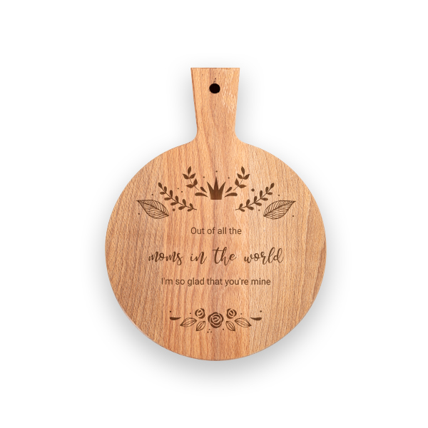 Wooden Cutting Board Round