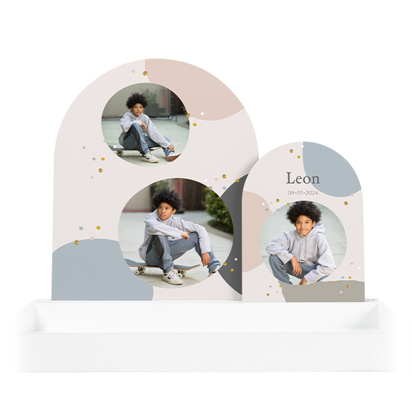 Display met 2 bogen