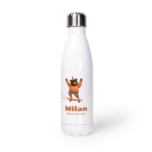 Retro Skater Bear - Text Only