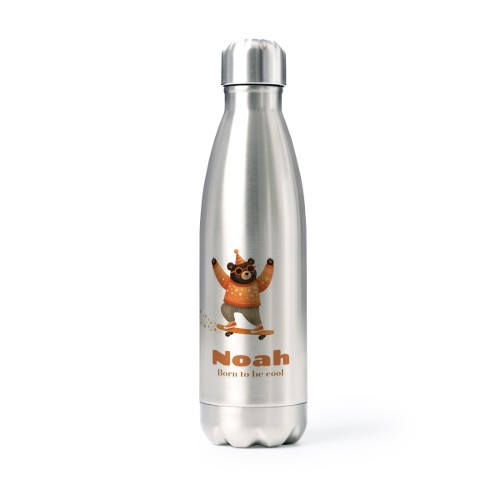 Retro Skater Bear - Text Only