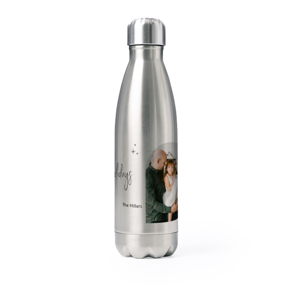 Drink Bottle stainless steel Grey