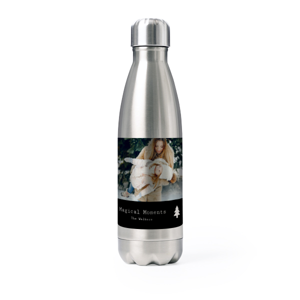 Drink Bottle stainless steel Grey