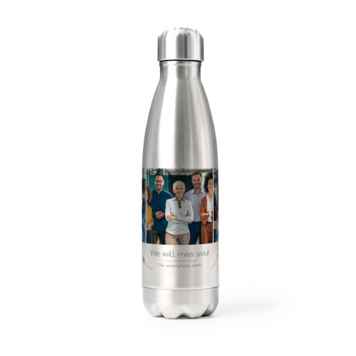 Trinkflasche Edelstahl Grau Trinkflasche Edelstahl Grau