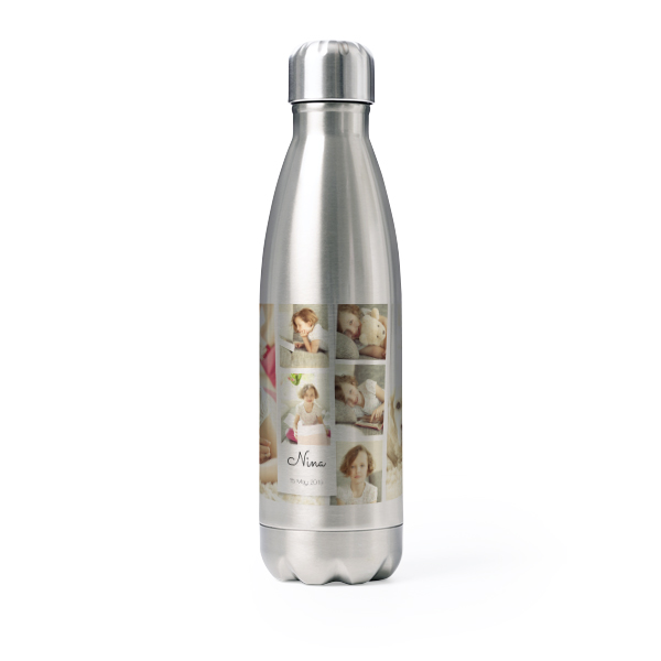 Drink Bottle stainless steel Grey