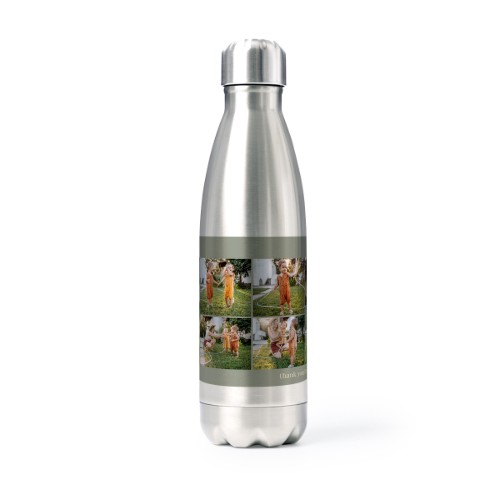 Trinkflasche Edelstahl Grau Trinkflasche Edelstahl Grau
