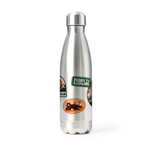 Drink Bottle stainless steel Grey
