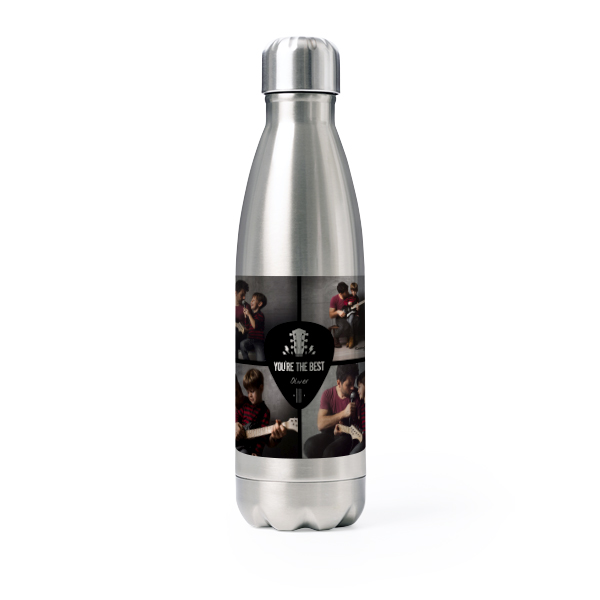 Drink Bottle stainless steel Grey