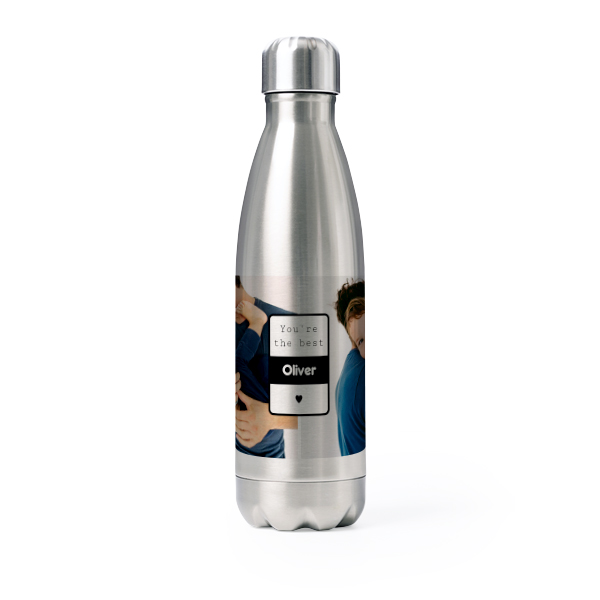 Drink Bottle stainless steel Grey