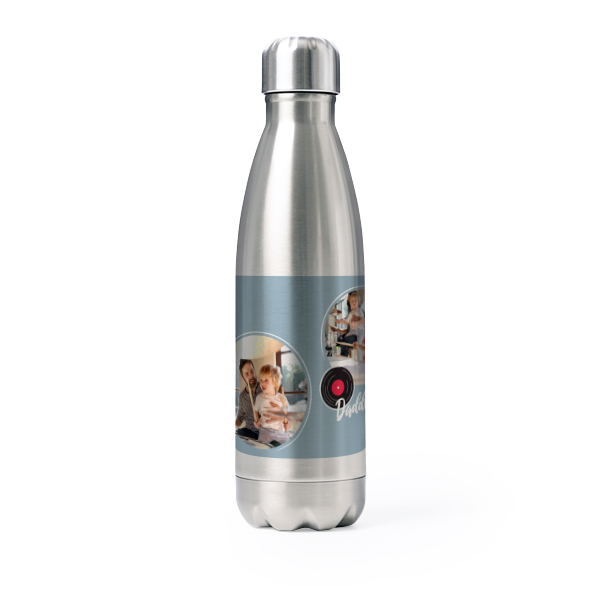 Drink Bottle stainless steel Grey