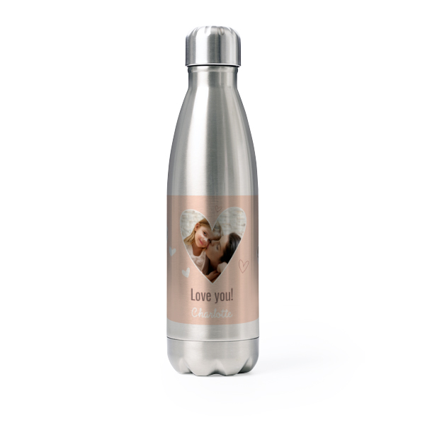 Drinkfles roestvrij staal Grijs Drinkfles roestvrij staal Grijs