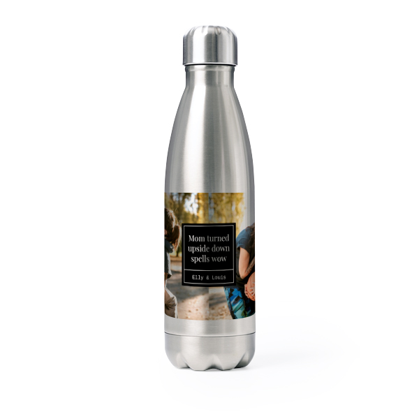Drinkfles roestvrij staal Grijs Drinkfles roestvrij staal Grijs