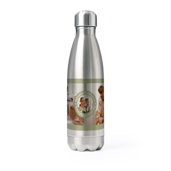 Drink Bottle stainless steel Grey