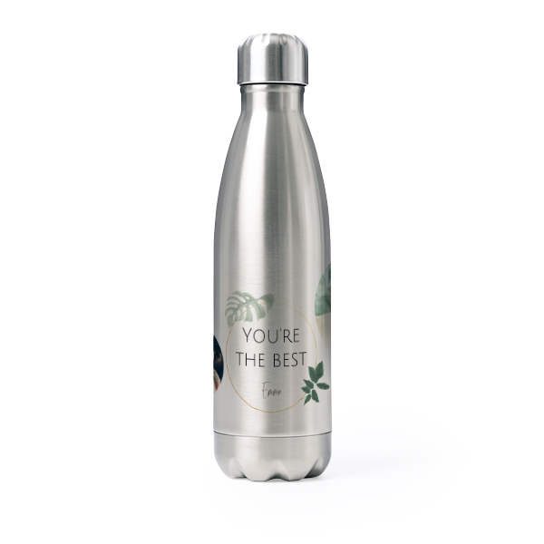 Drink Bottle stainless steel Grey