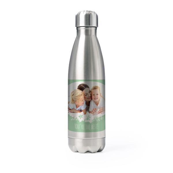 Drink Bottle stainless steel Grey