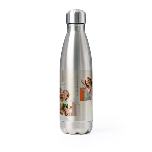 Drink Bottle stainless steel Grey