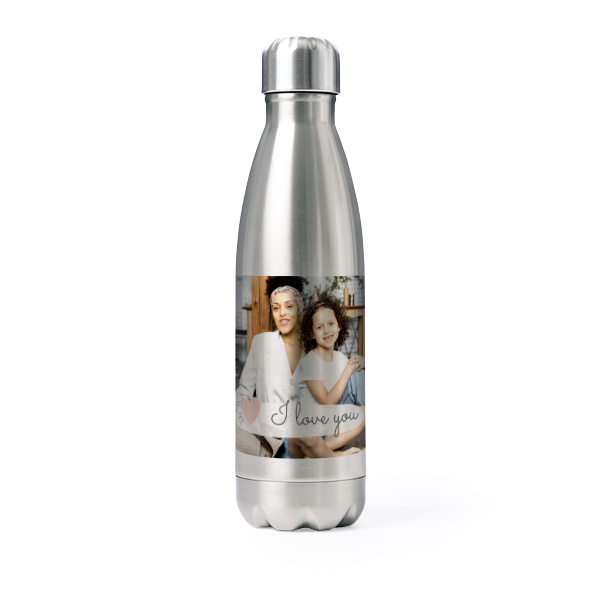 Drink Bottle stainless steel Grey