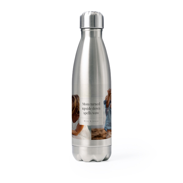 Drink Bottle stainless steel Grey