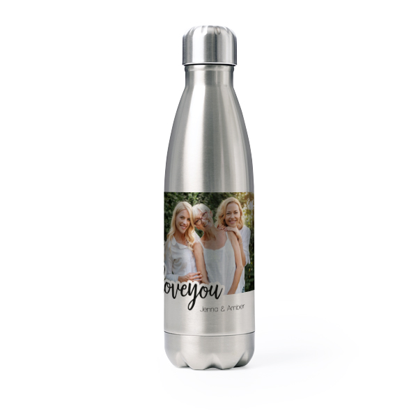 Drink Bottle stainless steel Grey