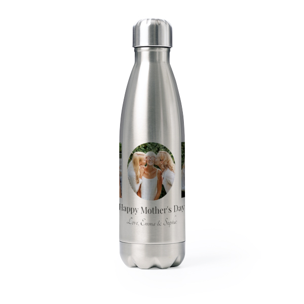 Drink Bottle stainless steel Grey