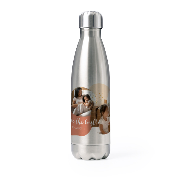 Drink Bottle stainless steel Grey