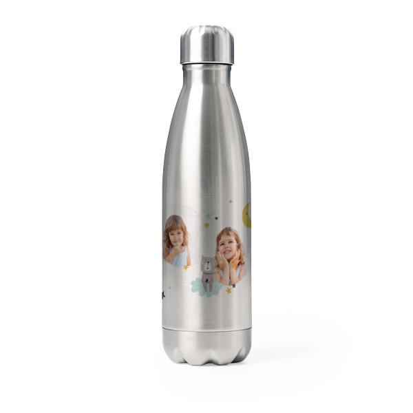 Drink Bottle stainless steel Grey