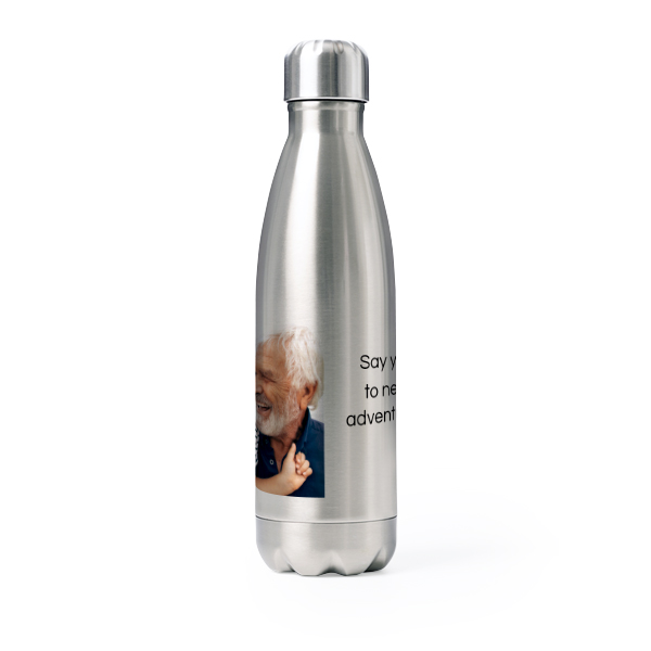 Drink Bottle stainless steel Grey