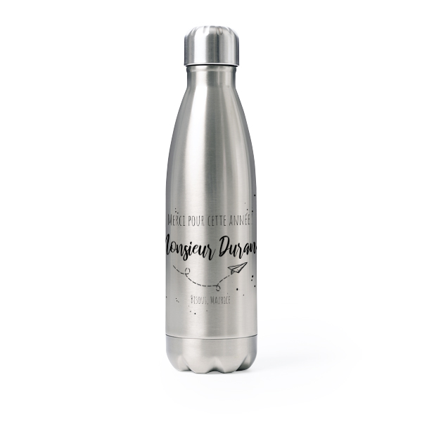 Bouteille isotherme Gris