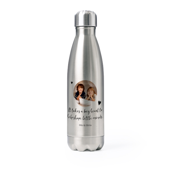 Drink Bottle stainless steel Grey