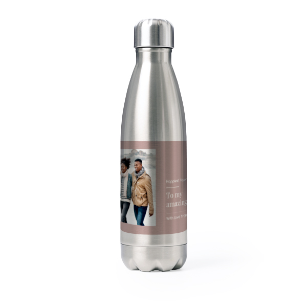 Drink Bottle stainless steel Grey