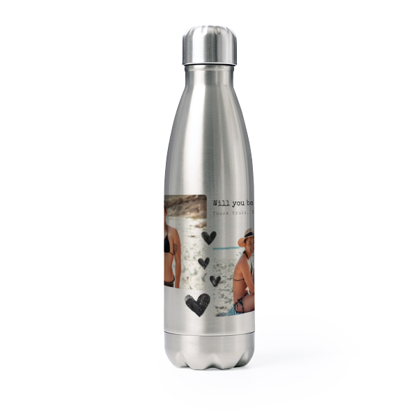 Drink Bottle stainless steel Grey