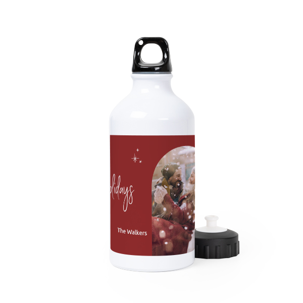 Drikkeflaske stål, sportflaske hvit 50 cl