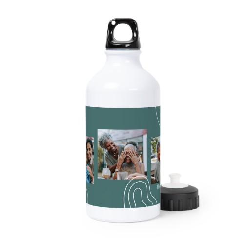 DrinkbottleAlu500ml_SwirlinglinesGreen