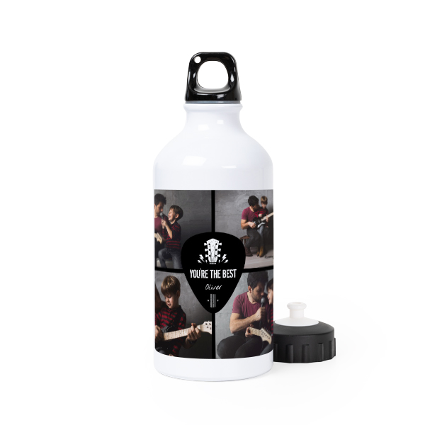 Sport Trinkflasche personalisiert mit Foto (500 ml)