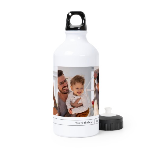 Bouteille isotherme en aluminium blanc 50 cl