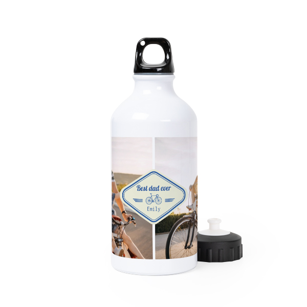 Sport Trinkflasche personalisiert mit Foto (500 ml)