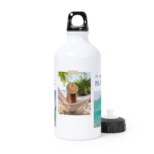 Drikkedunk i metal, sportsflaske hvid 50 cl Drikkedunk i metal, sportsflaske hvid 50 cl