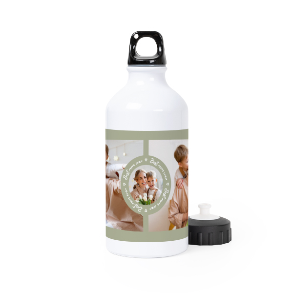 Vesipullo metalli, urheilupullo valkoinen 50 cl Vesipullo metalli, urheilupullo valkoinen 50 cl
