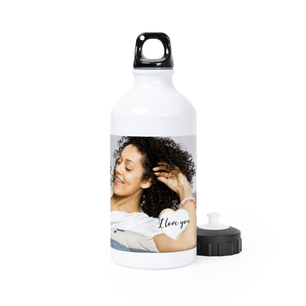 Bouteille isotherme en aluminium blanc 50 cl Bouteille isotherme en aluminium blanc 50 cl