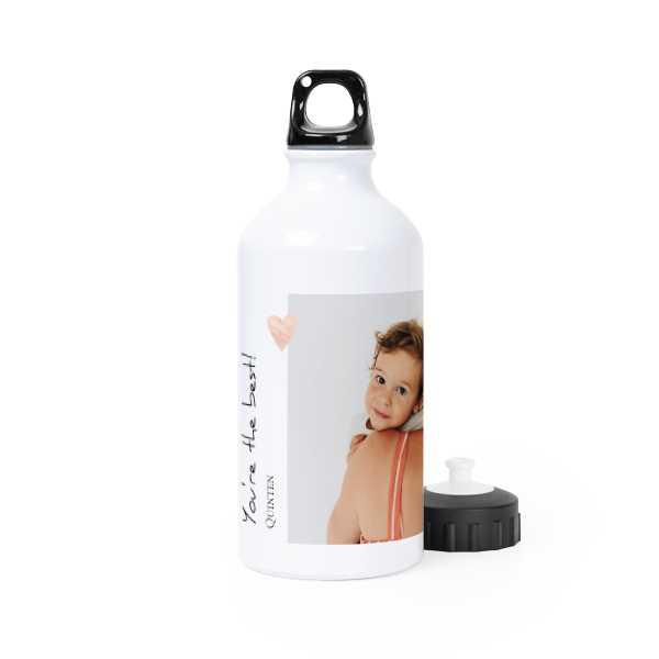 Vesipullo metalli, urheilupullo valkoinen 50 cl Vesipullo metalli, urheilupullo valkoinen 50 cl