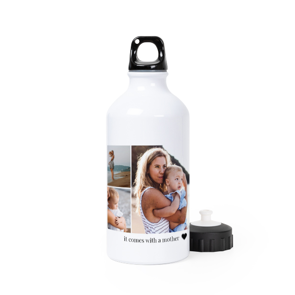 Bouteille isotherme en aluminium blanc 50 cl Bouteille isotherme en aluminium blanc 50 cl