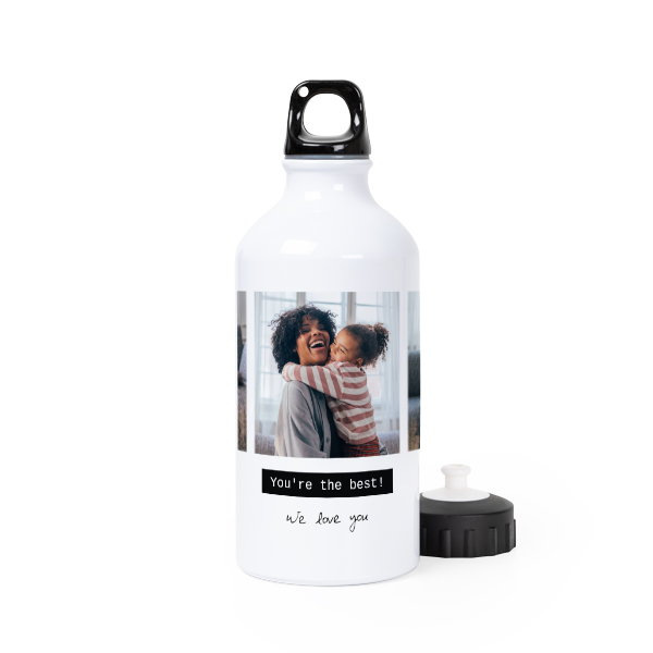 Drinkfles aluminium wit 50 cl Drinkfles aluminium wit 50 cl