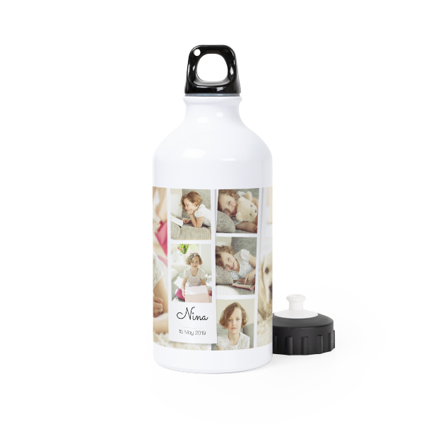 Bouteille isotherme en aluminium blanc 50 cl Bouteille isotherme en aluminium blanc 50 cl