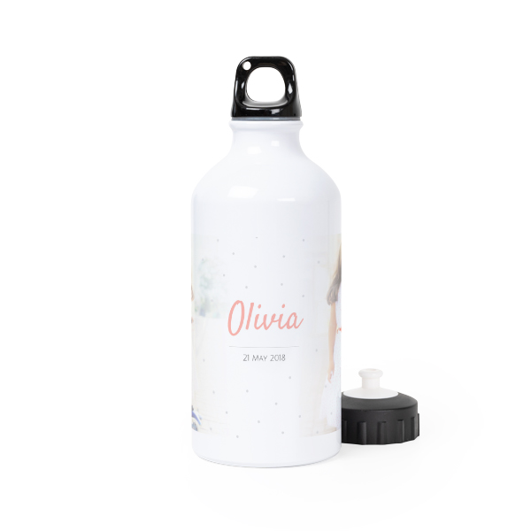 Drinkfles aluminium wit 50 cl Drinkfles aluminium wit 50 cl