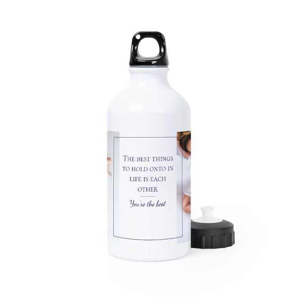 Sport Trinkflasche personalisiert mit Foto (500 ml)